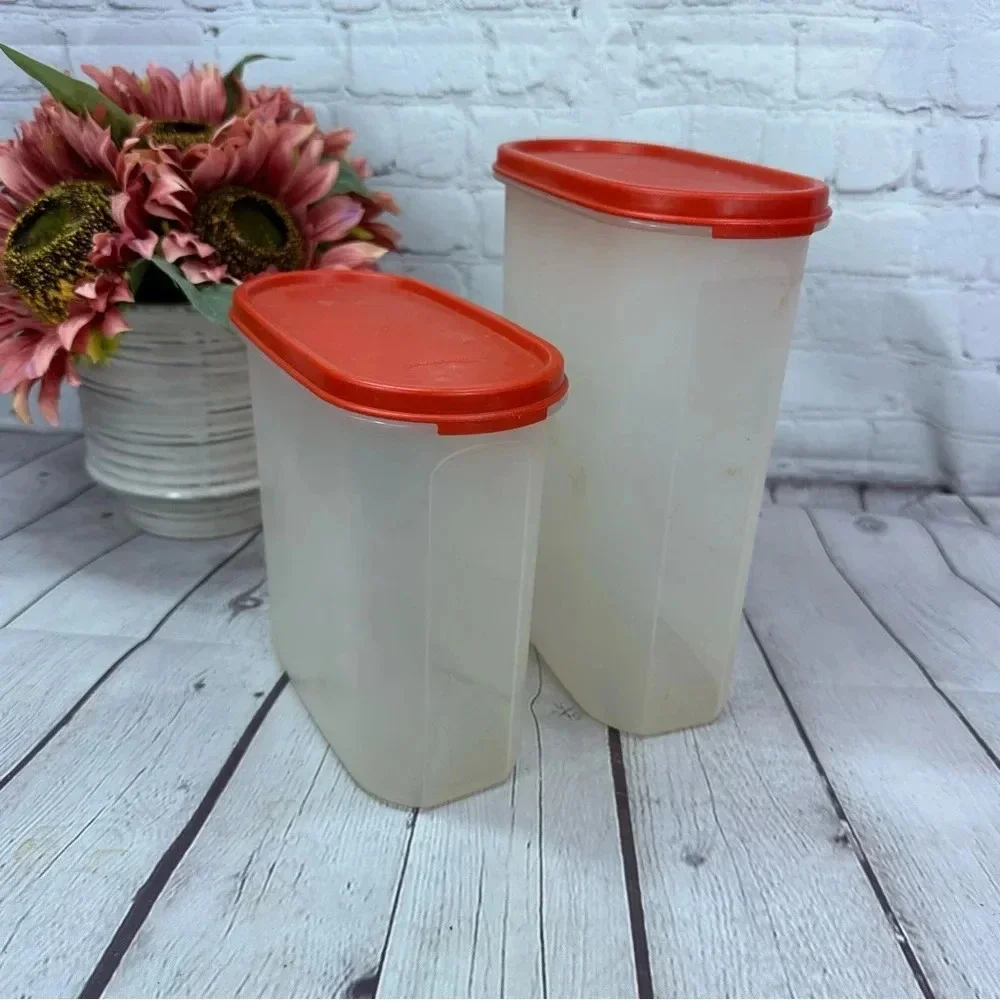 tupperware modular mate oval set of 2 vintage